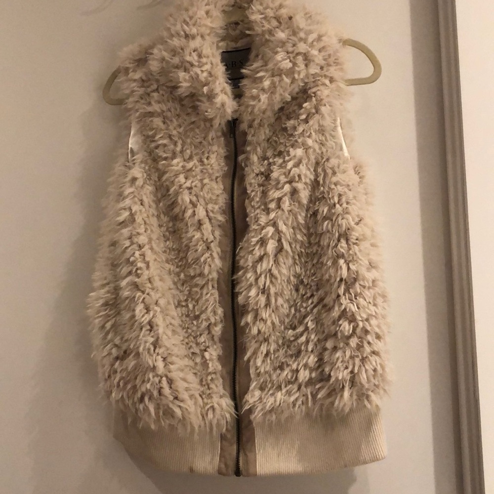 Faux fur vest